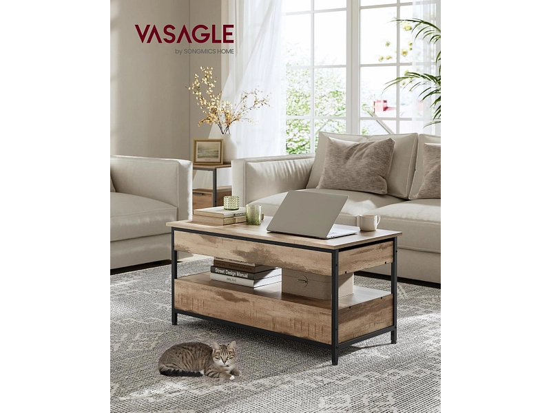 SONGMICS Tavolino RUSTIK