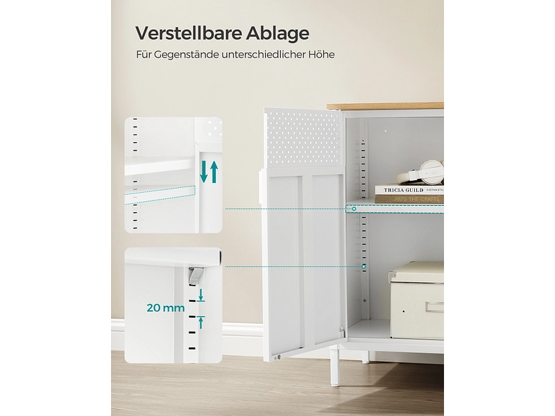 Kommode SONGMICS SADY 2 Türen