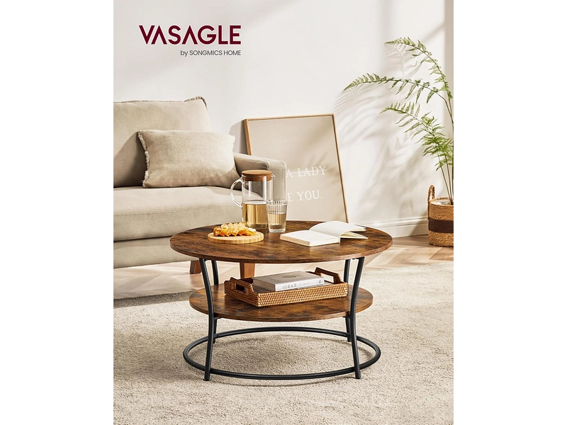 SONGMICS Table basse RUSTIK