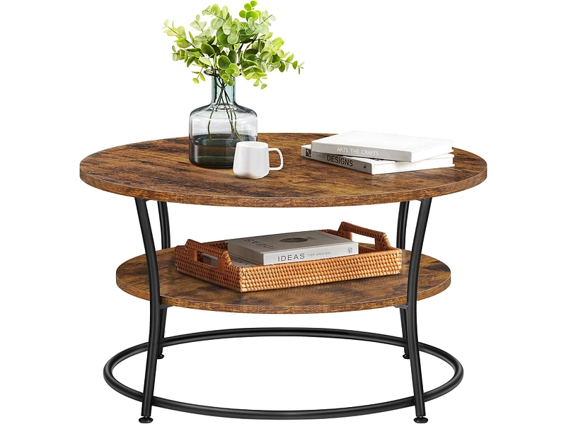 SONGMICS Table basse RUSTIK