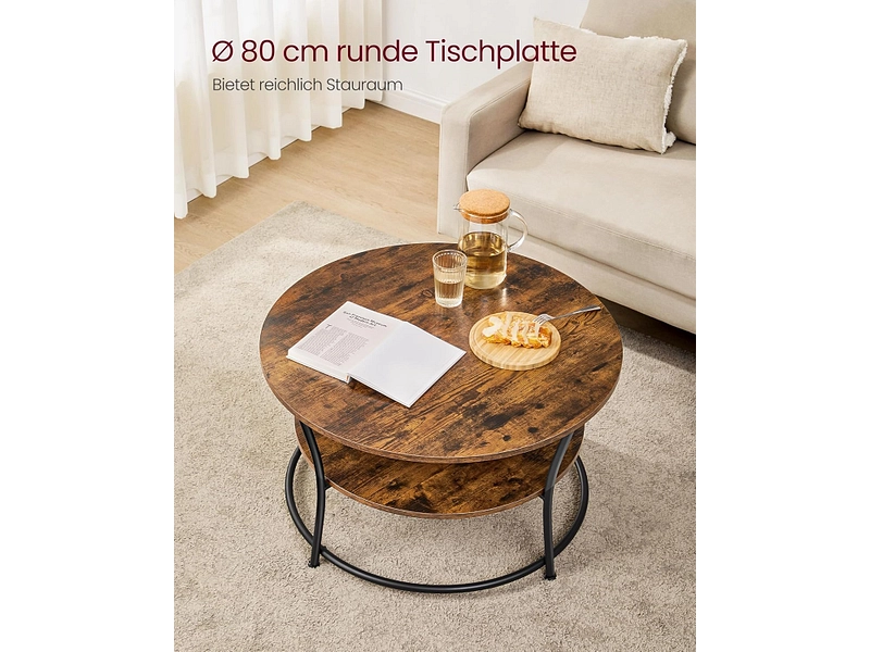 SONGMICS Table basse RUSTIK