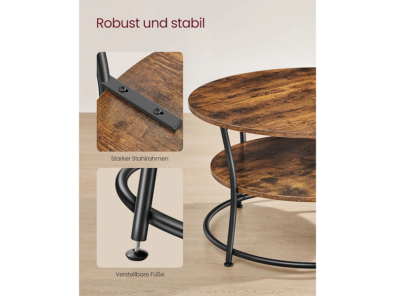 SONGMICS Table basse RUSTIK