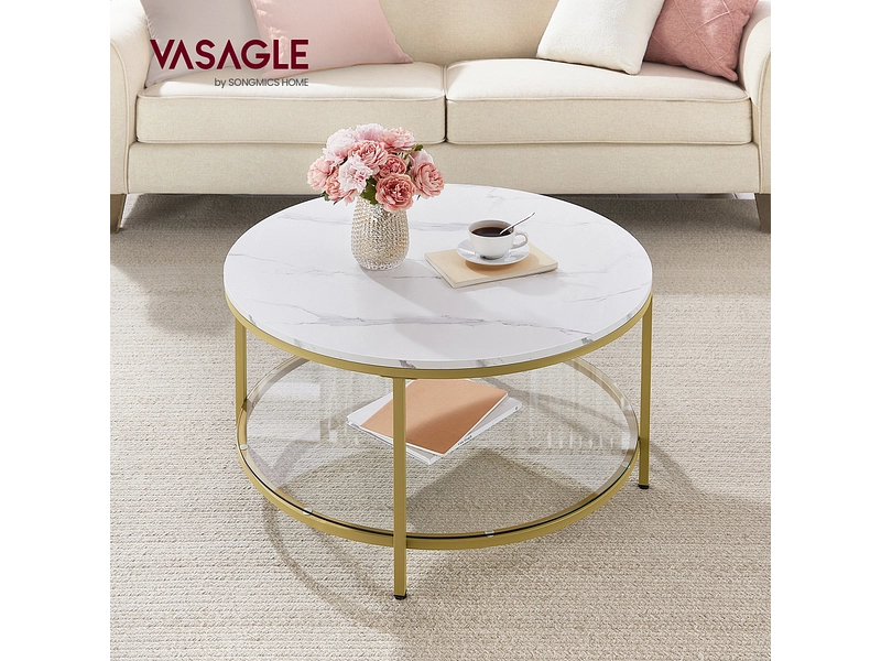 SONGMICS Couchtish CRYSTAL