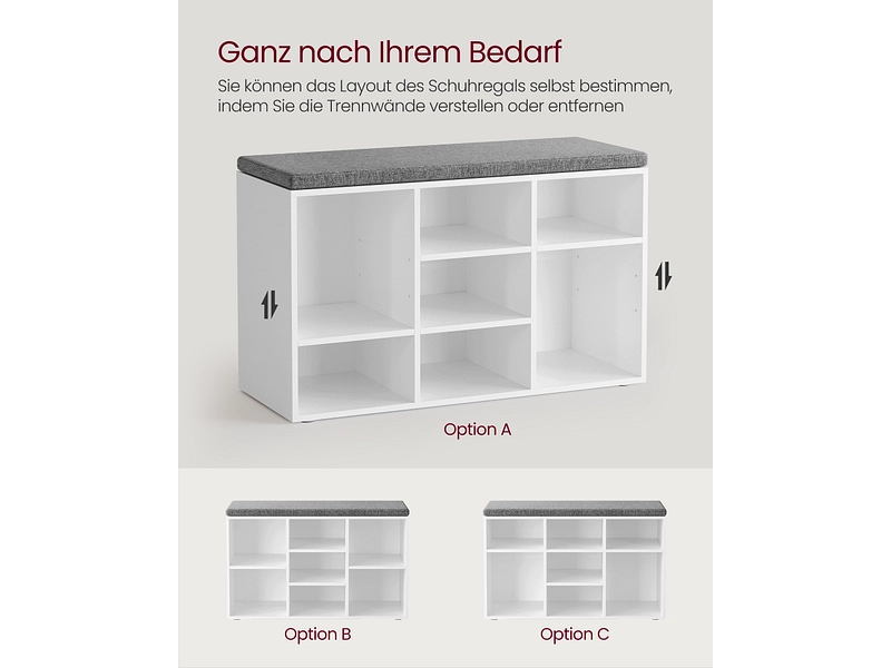 Banc à chaussures SONGMICS BENCH