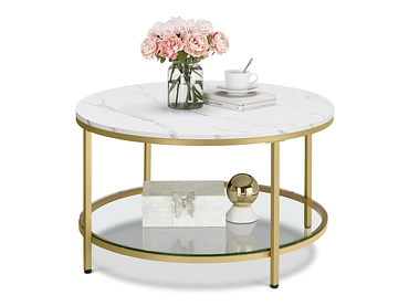 SONGMICS Couchtish CRYSTAL