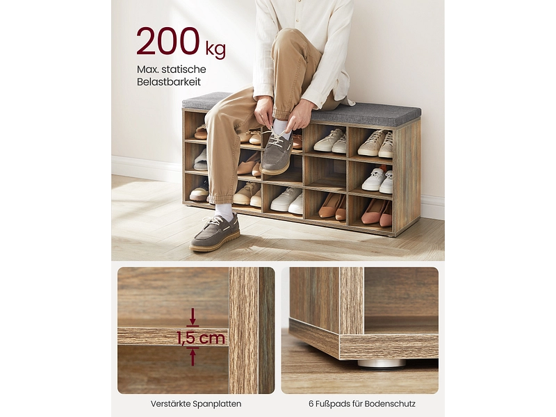 Banc à chaussures SONGMICS BENCH