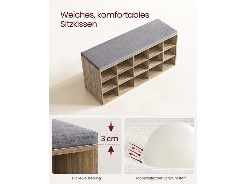 Banc à chaussures SONGMICS BENCH