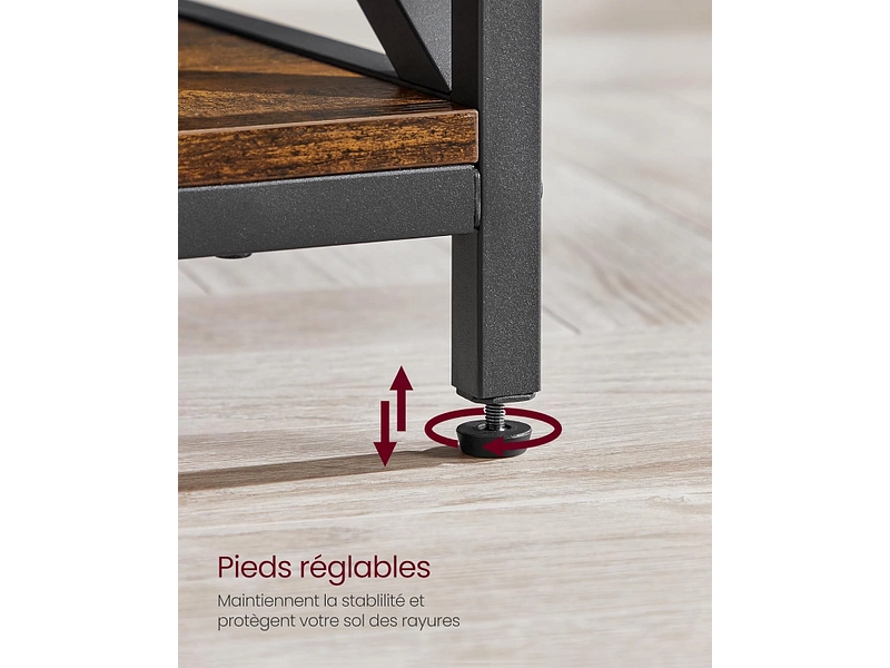 SONGMICS Couchtish RUSTIK