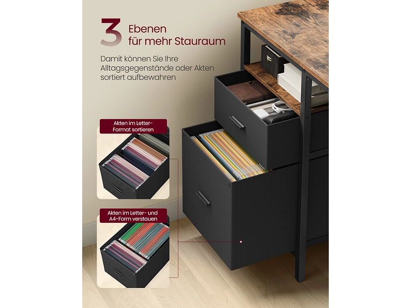 Schreibtisch SONGMICS RUSTIK