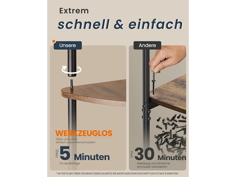 Eckregal SONGMICS RUSTIK