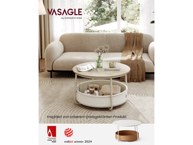 SONGMICS Couchtish SADY