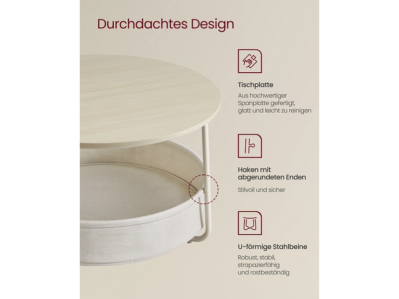 SONGMICS Couchtish SADY