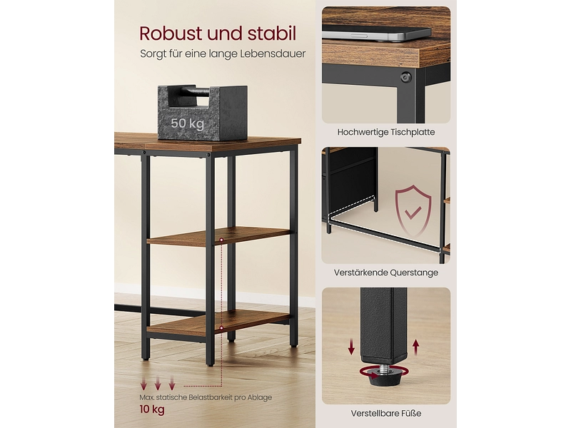 Schreibtisch SONGMICS RUSTIK