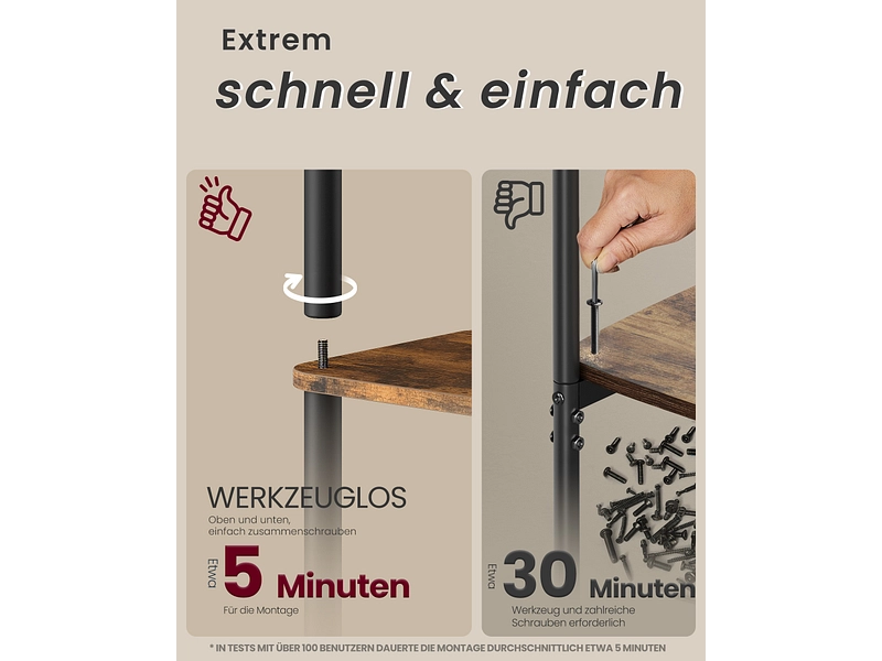 SONGMICS Regal RUSTIK