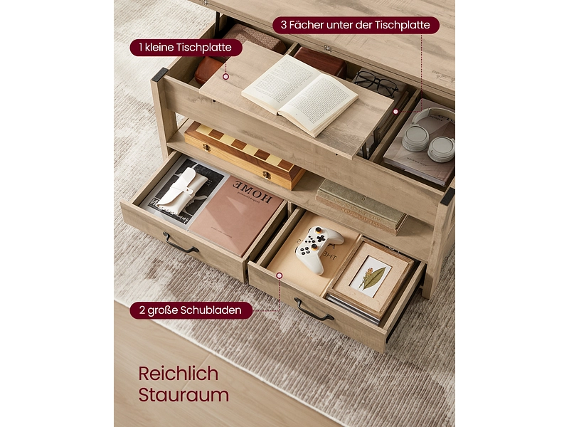 SONGMICS Couchtish RUSTIK