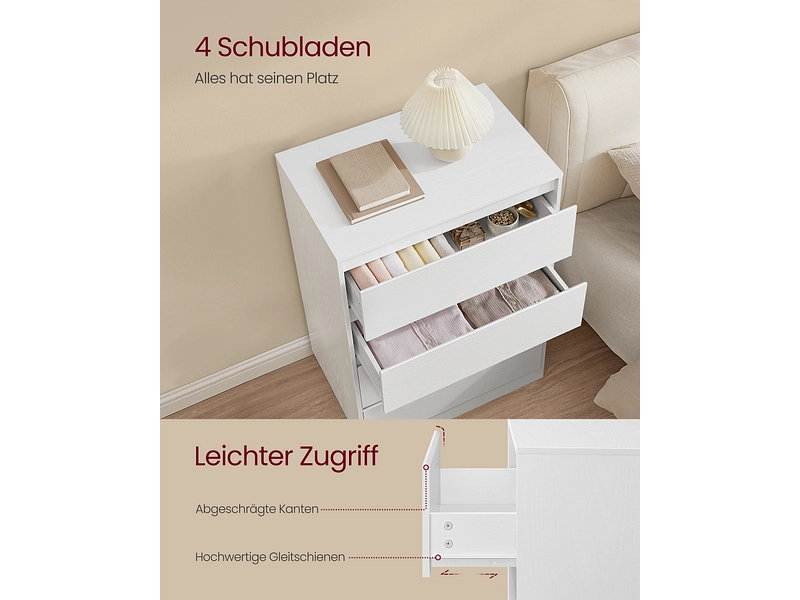 Kommode SONGMICS SADY 4 Schubladen