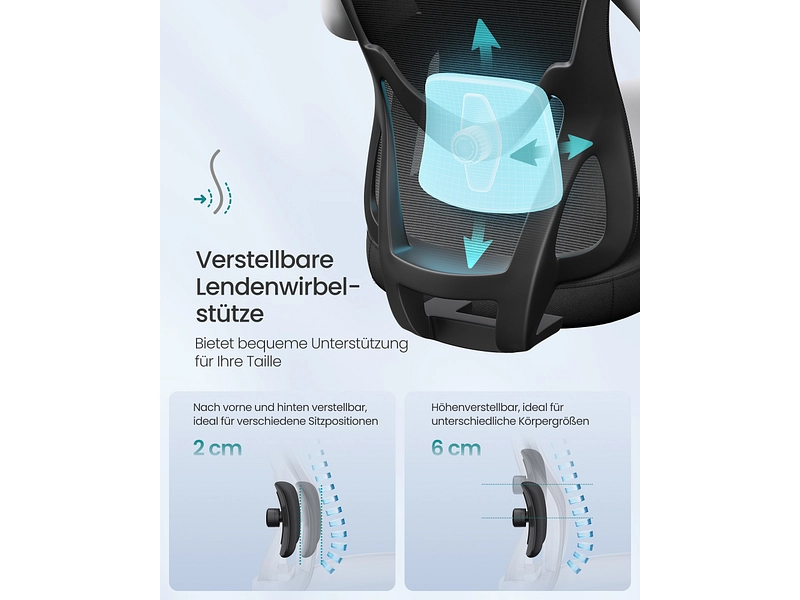 Bürosessel SONGMICS OFFICE