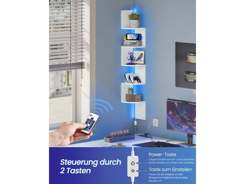 Eckregal SONGMICS LIGHTY