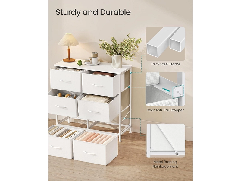 Kommode SONGMICS SADY 6 Schubladen