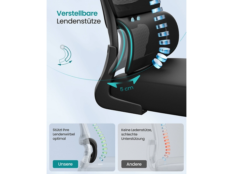 Fauteuil de bureau SONGMICS OFFICE