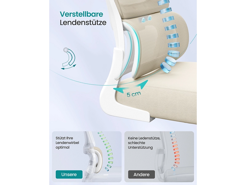Fauteuil de bureau SONGMICS OFFICE