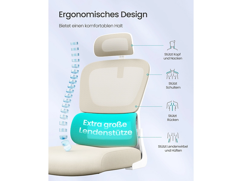 Fauteuil de bureau SONGMICS OFFICE