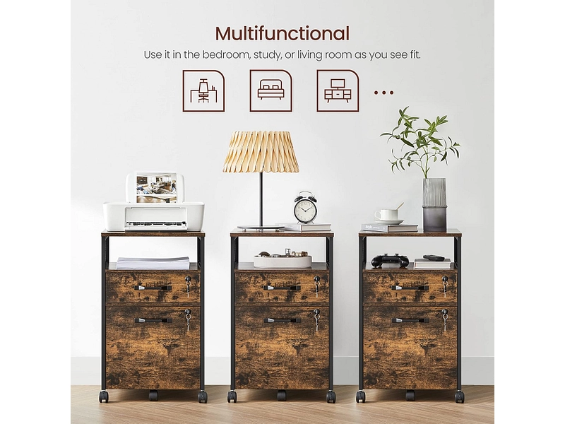 Schubladenelement SONGMICS RUSTIK