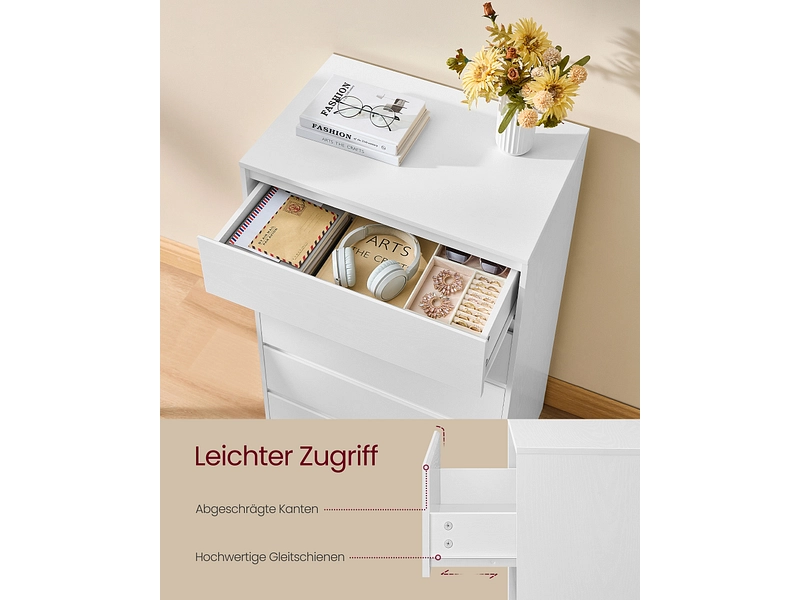 Kommode SONGMICS SADY 5 Schubladen