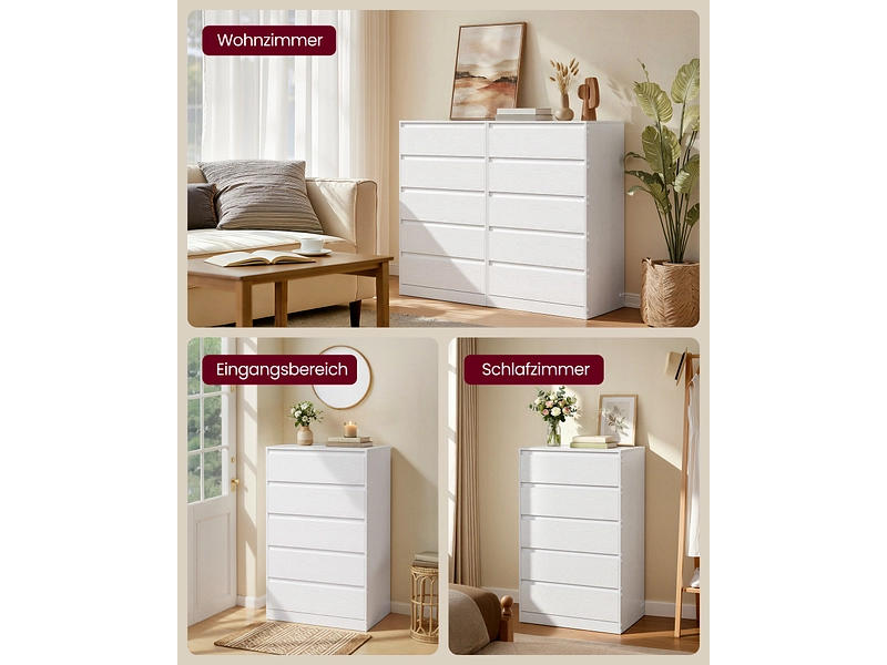 Kommode SONGMICS SADY 5 Schubladen