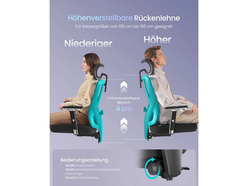 Bürosessel SONGMICS OFFICE