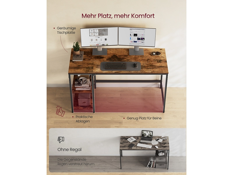 Bureau SONGMICS RUSTIK