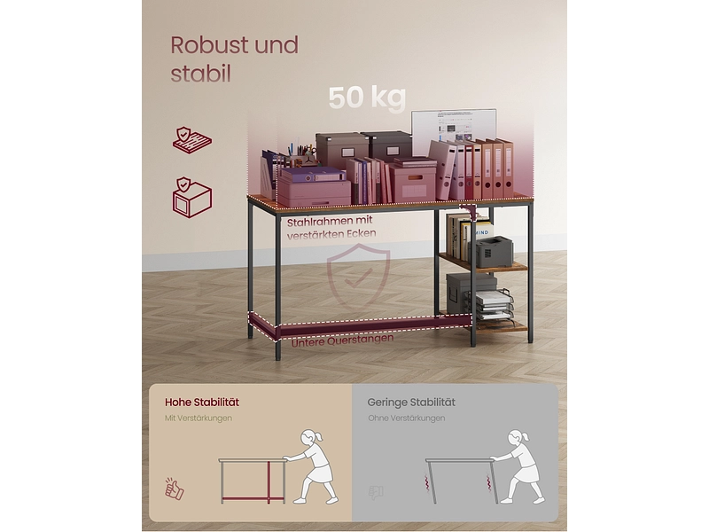 Bureau SONGMICS RUSTIK