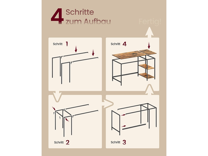 Bureau SONGMICS RUSTIK