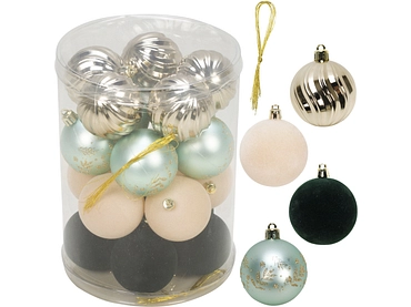 Set 20 Weihnachtskugeln MERRY Set 20 Weihnachtskugeln MERRY