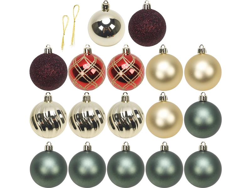 Set 17 Weihnachtskugeln MERRY Set 17 Weihnachtskugeln MERRY