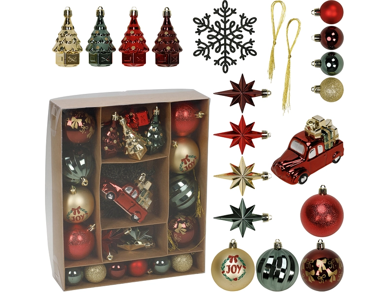 Set 38 Weihnachtskugeln MERRY Set 38 Weihnachtskugeln MERRY