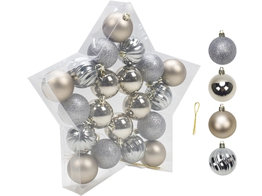 Set 20 Weihnachtskugeln MERRY Set 20 Weihnachtskugeln MERRY