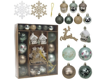 Set 38 Weihnachtskugeln MERRY Set 38 Weihnachtskugeln MERRY