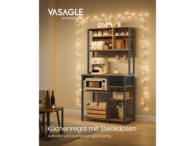 SONGMICS Credenza RUSTIK