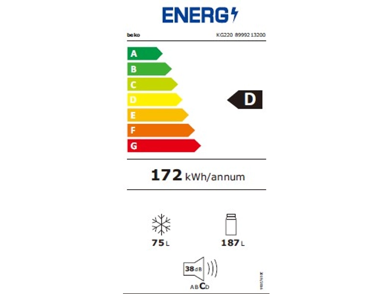 BEKO Frigo-congelatore combinato
