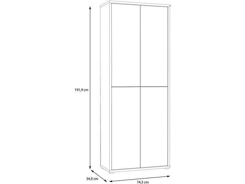 Armoire à chaussures ALICE SPRINGS