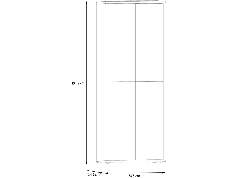 Armoire à chaussures ALICE SPRINGS