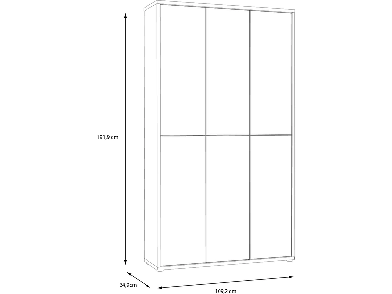 Armoire à chaussures ALICE SPRINGS
