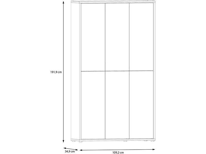 Armoire à chaussures ALICE SPRINGS
