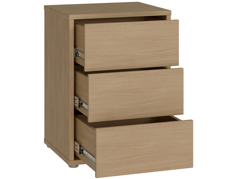 Nachttisch ALICE SPRINGS 3 Schubladen