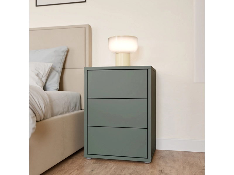 Nachttisch ALICE SPRINGS 3 Schubladen