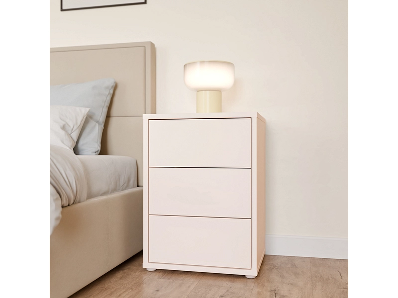 Nachttisch ALICE SPRINGS 3 Schubladen