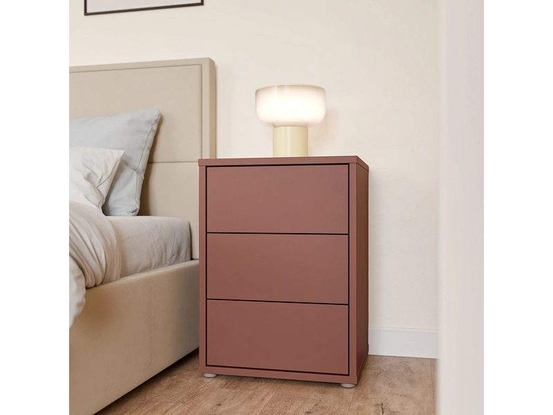 Nachttisch ALICE SPRINGS 3 Schubladen