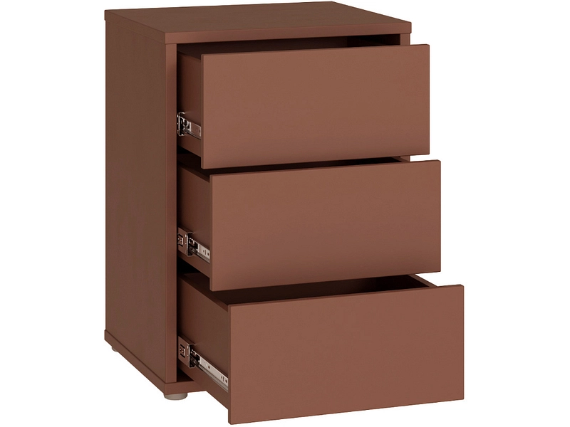 Nachttisch ALICE SPRINGS 3 Schubladen