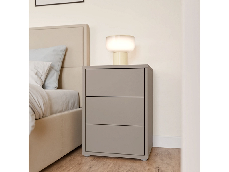 Nachttisch ALICE SPRINGS 3 Schubladen